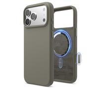 elago Funda Magnética de Silicona Líquida para iPhone 17 Pro MAX (6,9") - Compatible con MagSafe, Antigolpes, Delgada, Acabado Suave al Tacto (Gris Medio)