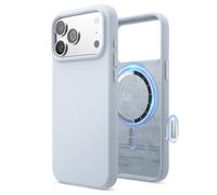 elago Funda Magnética de Silicona Líquida para iPhone 17 Pro MAX (6,9") - Compatible con MagSafe, Antigolpes, Delgada, Acabado Suave al Tacto (Azul Claro)