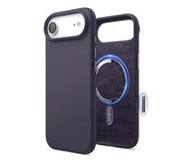 elago Funda Magnética de Silicona Líquida para iPhone Air (6,5") - Compatible con MagSafe, Antigolpes, Delgada, Acabado Suave al Tacto (Púrpura Intenso)