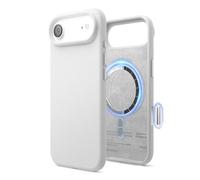 elago Funda Magnética de Silicona Líquida para iPhone Air (6,5") - Compatible con MagSafe, Antigolpes, Delgada, Acabado Suave al Tacto (Blanco)