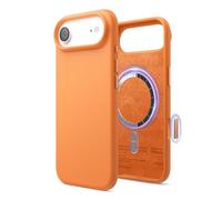 elago Funda Magnética de Silicona Líquida para iPhone Air (6,5") - Compatible con MagSafe, Antigolpes, Delgada, Acabado Suave al Tacto (Naranja)