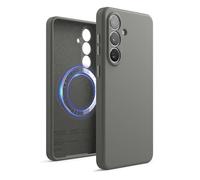 elago Funda Magnética de Silicona Líquida para Samsung Galaxy S26 Plus - Compatible con Accesorios MagSafe, Protección Antigolpes y Antirayaduras, Agarre Antideslizante y Tacto Suave (Gris Medio)