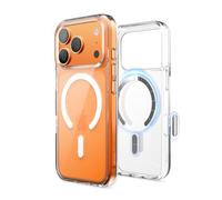 elago Funda Magnética Híbrida Transparente para iPhone 17 Pro (6,3") - Compatible con MagSafe, Antigolpes, Claridad Cristalina Duradera, Tecnología PC + TPU, Botón de Control de la Cámara