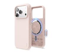 elago Funda Magnética Ridge para iPhone 17 Pro - Compatible con MagSafe, Silicona Líquida Premium, Diseño Robusto Antigolpes, Acabado Suave al Tacto (Rosa Encantadora)