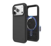 elago Funda Magnética Ridge para iPhone 17 Pro - Compatible con MagSafe, Silicona Líquida Premium, Diseño Robusto Antigolpes, Acabado Suave al Tacto (Negro)