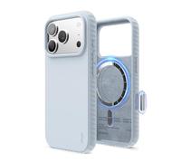 elago Funda Magnética Ridge para iPhone 17 Pro - Compatible con MagSafe, Silicona Líquida Premium, Diseño Robusto Antigolpes, Acabado Suave al Tacto (Azul Claro)