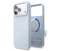 elago Funda Magnética Ridge para iPhone 17 Pro MAX - Compatible con MagSafe, Silicona Líquida Premium, Diseño Robusto Antigolpes, Acabado Suave al Tacto (Azul Claro)