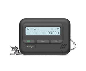 Elago Funda para AirPods Pro 2da Gen, Correa de Cadena, Diseño Retro, USB-C/Illuminación (Negro)