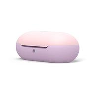 elago - Funda para Galaxy Buds (Silicona, Compatible con Galaxy Buds Plus (2020) y Galaxy Buds (2019), Antideslizante Almohadilla de Gel, soporta Carga inalámbrica (sin mosquetón, Lavanda/Rosa)
