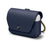 elago Funda Piel Compatible con AirPods Pro - Cover Piel Auténtica [Ajuste Probado] (Jean Indigo)