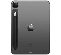 elago Funda Portalápiz Compatible con Apple Pencil 2ª, 1ª Generación, Bolsillo Adhesivo, Se Adhiere al Estuche de la Tableta, Cuerno PU y Licra Suave, Bolsillo Elástico, Anti-Arañazos (Negro)