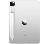 elago Funda Portalápiz Compatible con Apple Pencil 2ª, 1ª Generación, Bolsillo Adhesivo, Se Adhiere al Estuche de la Tableta, Cuerno PU y Licra Suave, Bolsillo Elástico, Anti-Arañazos (Blanco)
