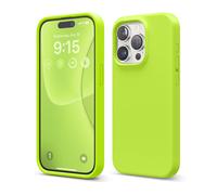 Elago - Funda protectora de silicona l quida para iPhone 15 Pro (6,1 pulgadas), cuerpo completo, a prueba de golpes, forro de microfibra suave, a