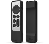 elago Funda R1 Compatible con Apple TV 4K Siri Remote 3.ª generación (2022) y 2.ª generación (2021), Tecnología Magnética, Cordón Incluido, Gran Agarre, Absorción de Golpes, Protección (Negro)