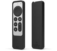 elago Funda R2 Delgada para Apple TV 4K Siri Remote 3ª y 2ª generación (2022 y 2021), Diseño Delgado, Peso Ligero, Silicone sin Arañazos, Absorción de Impactos (Negro)