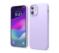elago Funda Silicona Líquida Compatible con iPhone 12 Case y Compatible con iPhone 12 Pro Case (6.1"), Silicona Premium, Protección Funda Protectora 3 Tapas Estructura (Negro)