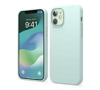 elago Funda Silicona Líquida Compatible con iPhone 12 Case y Compatible con iPhone 12 Pro Case (6.1"), Silicona Premium, Protección Funda Protectora 3 Tapas Estructura (Negro)