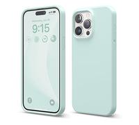elago Funda Silicona Líquida Compatible con iPhone 15 Pro MAX, Silicona Premium, Funda Protectora Cuerpo Completo [Estructura A Prueba Golpes 4 Capas], Forro Microfibra Antiarañazos (Verde Noche)