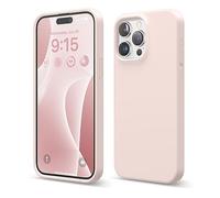 elago Funda Silicona Líquida Compatible con iPhone 15 Pro MAX, Silicona Premium, Funda Protectora Cuerpo Completo [Estructura A Prueba Golpes 4 Capas], Forro Microfibra Suave Antiarañazos (Rosa)