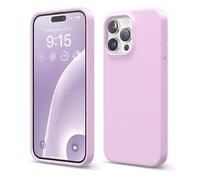 elago Funda Silicona Líquida Compatible con iPhone 15 Pro MAX, Silicona Premium, Funda Protectora Cuerpo Completo [Estructura A Prueba Golpes 4 Capas], Forro Microfibra Antiarañazos (Lila Claro)