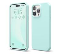 elago Funda Silicona Líquida Compatible con iPhone 15 Pro MAX, Silicona Premium, Funda Protectora Cuerpo Completo [Estructura Prueba Golpes 4 Capas], Forro Microfibra Antiarañazos (Cielo Acuático)