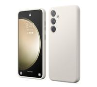 elago Funda Silicona Líquida Compatible con Samsung Galaxy S24 Plus, Silicona Premium, Protectora Cuerpo Completo [Estructura A Prueba Golpes 4 Capas], Forro Microfibra Suave Antiarañazos (Piedra)