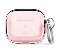 elago Funda Transparente con Mosquetón Compatible con AirPods 3