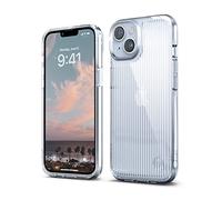 elago Funda Urban Clear Compatible iPhone 14 Case (6,1"), Reducción-amarilleo, TPU de Tecnología Híbrida, Vidrio Colado Efecto, Agarre Suave Ergonómico, Carcasa Protectora Antichoque (Transparente)