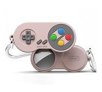 elago Funda W5 Compatible con Apple AirTag - Protección contra Caídas, Llavero con Mosquetón, Diseño clásico para Consola de Juegos Portátil, Dispositivo de Seguimiento no Incluido (Rosa)