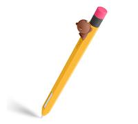 elago | Line Friends Classic Funda Compatible con Apple Pencil Pro, Apple Pencil 2ª generación, Silicona Duradera, Compatible con Carga magnética y Double Toque (Brown)