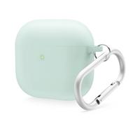 elago Liquid Hybrid Funda Compatible con AirPods 4 Funda - Compatible con Funda AirPods 4, Protección de Triple Capa, Incluye Llavero, Carga Inalámbrica, Resistente a Golpes (Menta)