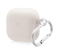 elago Liquid Hybrid Funda Compatible con AirPods 4 Funda - Compatible con Funda AirPods 4, Protección de Triple Capa, Incluye Llavero, Carga Inalámbrica, Resistente a Golpes (Piedra)