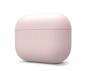 elago Liquid Hybrid Funda de Silicona Compatible con AirPods Pro Funda - Triples Estructuras Capas : Protección Shockproof, Premium Silicona (Rosa Arena)