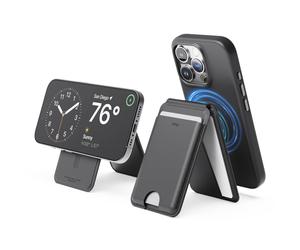 Elago Magnetic Wallet Stand Compatible con magsafe para iPhone 16/15/14/13/12 Serie-Mecanismo de prensado de tarjetas de tarjetas multiingubre de tip