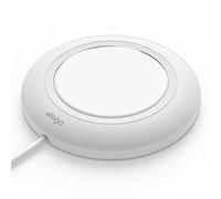 elago MS Charging Pad - Compatible con MagSafe Cargador, iPhone 17/16/15/14/13/12, Todos los Dispositivos de Carga Inalámbrica, in Silicona Premium [Cargador No Incluido] (Blanco)