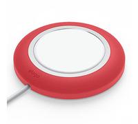elago MS Charging Pad - Compatible con MagSafe Cargador, iPhone 17/16/15/14/13/12, Todos los Dispositivos de Carga Inalámbrica [Sin Cargador] (Rojo)