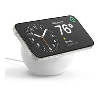 elago MS2 Soporte de Carga Compatible con Magsafe Cargador - Estación de Silicona Premium Compatible con iPhone 16, 15, 14, 13, 12 Serie [Magsafe No Incluidos] (Blanco)