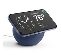 elago MS2 Soporte de Carga Compatible con Magsafe Cargador - Estación de Silicona Premium Compatible con iPhone 16, 15, 14, 13, 12 Serie [Magsafe No Incluidos] (Azul Oscuro)