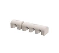 elago Organizador Magnético para 4 Cables Compatible con Magnetic Pad | Set de 1 Ranura + 3 Ranuras, Imanes Potentes, Sujetacables para Casa, Oficina y Decoración de Escritorio (Piedra)