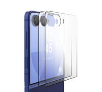 elago Pack de 2 Cristales Templados+ Protector de Pantalla Compatible con Samsung Galaxy Z Flip 7 - Antihuellas, A Prueba de Roturas, Protección Contra Arañazos, Claridad Cristalina [2 unidades]