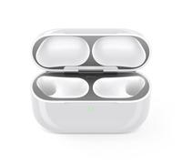elago Protector Antipolvo Compatible con AirPods Pro 3 - Pegatina Metálica Ultrafina, Evita Residuos de Hierro/Metal, Acabado Premium, con Guía de Instalación, Juego de 2 (Gris Oscuro)