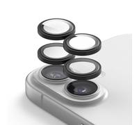 elago Protector de Lente de Vidrio Templado CAP Compatible con iPhone 17 - Anillo Individual, Resistente a Arañazos, Antihuellas, Protección Completa de Lentes (2 Unidades)
