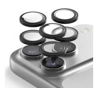elago Protector de Lente de Vidrio Templado CAP Compatible con iPhone 17 Pro/17 Pro Max - Anillo Individual, Resistente a Arañazos, Antihuellas, Protección Completa de Lentes (2 Unidades)