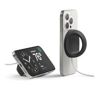 elago Grip Stand Cargador Magnetico - Compatibile con MagSafe, Compatible con la Serie iPhone 17/16/15/14/13/12, Soporte Grip Agarres de Silicona [Cargador No Incluido] (Negro)