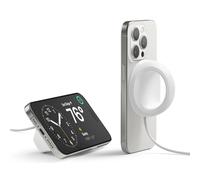 elago Grip Stand Cargador Magnetico - Compatibile con MagSafe, Compatible con la Serie iPhone 17/16/15/14/13/12, Soporte Grip Agarres de Silicona [Cargador No Incluido] (Blanco)