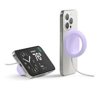 elago Soporte de Agarre Magnético para Cargador | Compatible con MagSafe, iPhone 17/16/15/14/13/12, Agarre de Silicona, Cargador No Incluido (Lavanda)