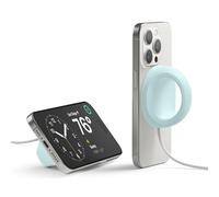 elago Soporte de Agarre Magnético para Cargador | Compatible con MagSafe, iPhone 17/16/15/14/13/12, Agarre de Silicona, Cargador No Incluido (Menta)