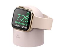 elago W2 Soporte de Carga Compatible con Apple Watch Series 11/10/9/8/7/6/5/4/3/2/1/Ultra3/Ultra2/Ultra/SE3/SE2/SE (49/46/45/44/42/41/40/38 mm) - Modo Soporte Nocturno [Sin Cargador] (Rosa)