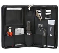 Elagon KIT-ST - Kit de limpieza Guitar Pro, kit de Herramientas para el Mantenimiento, Diseñado para Guitarras Eléctricas, Acústicas o Clásicas, bolsa negra 21,5 x 13,5 x 5 cm con cremallera