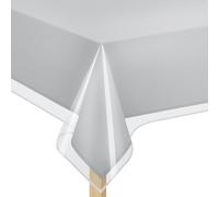 Elaine Karen Home Decor Deluxe Collection - Protector de Mantel Transparente y Resistente, Rectangular, 60 x 120 Pulgadas